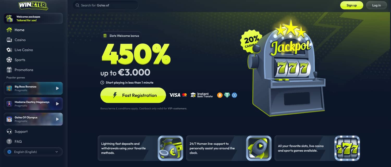 Winzter online casino